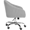 Themis Swivel Office Chair, Grey - Desk Chairs - 4