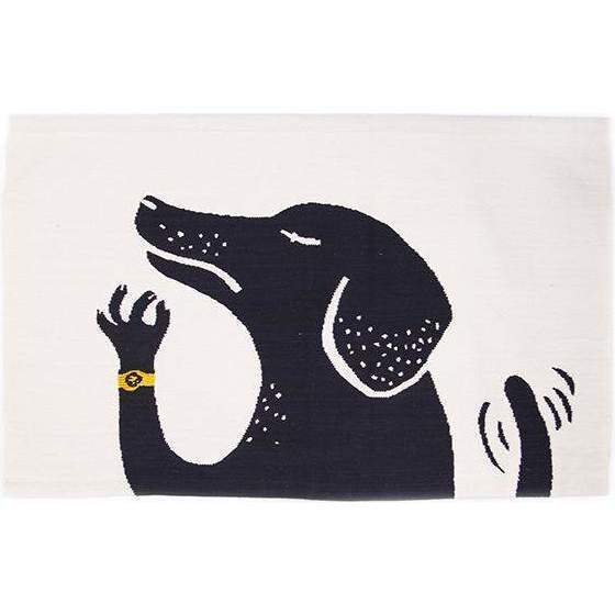 Dog Rug, Black/White - Rugs - 1