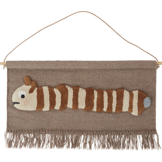 Leo the Worm Wall Hanging, Dark Powder