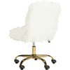 Whitney Swivel Office Chair, White - Desk Chairs - 5