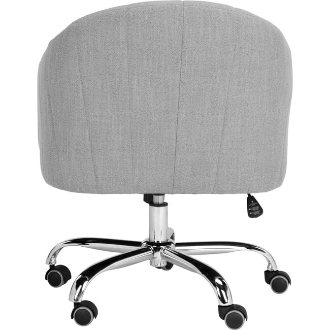 Themis Swivel Office Chair, Grey - Desk Chairs - 5