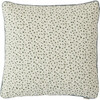 Quilted Aya Cushion, Brown/Off White - Decorative Pillows - 1 - thumbnail