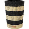 Gomi Rope Wastebasket, Black Stripe - Storage - 1 - thumbnail