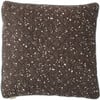 Quilted Aya Cushion, Brown/Off White - Decorative Pillows - 2