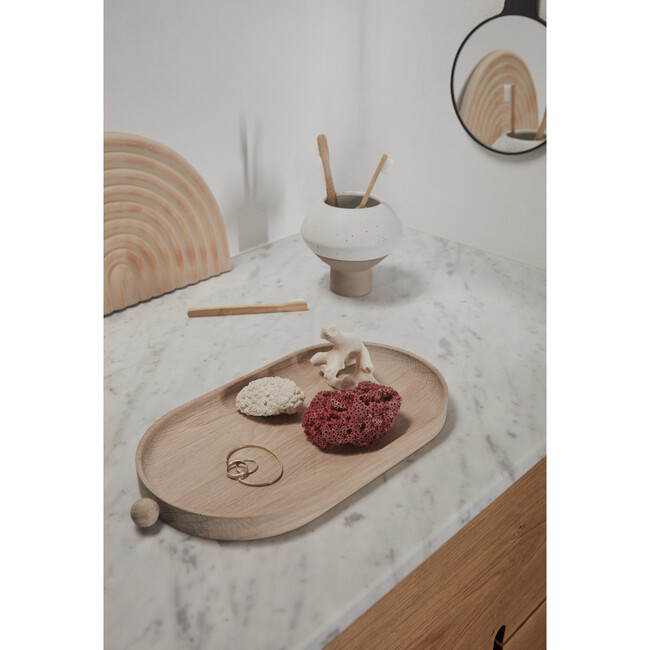 Inka Wood Tray, Oak - Accents - 2