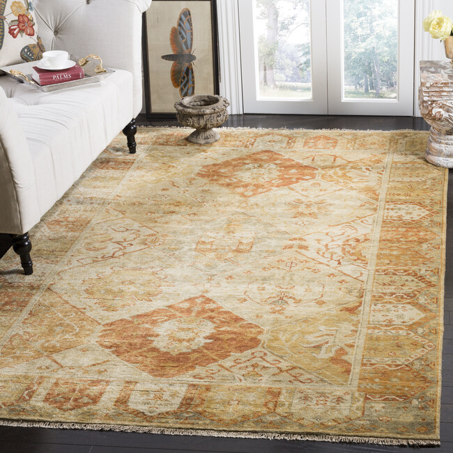 Oushak Cyrus Rug, Gold - Rugs - 2