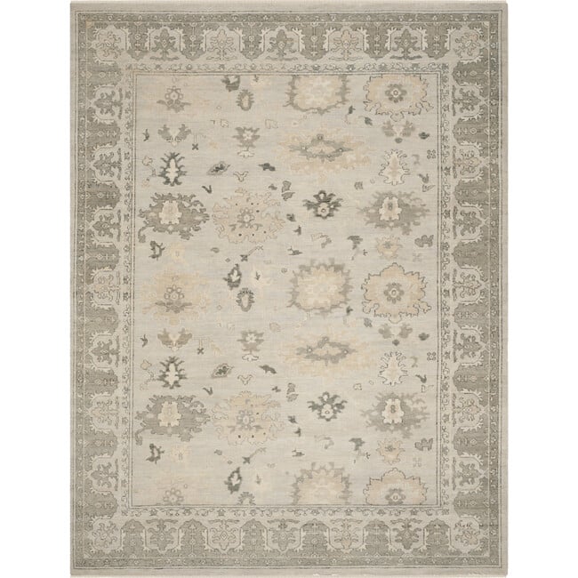 Oushak Keegan Rug, Grey & Silver - Rugs - 3