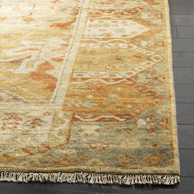 Oushak Cyrus Rug, Gold - Rugs - 4