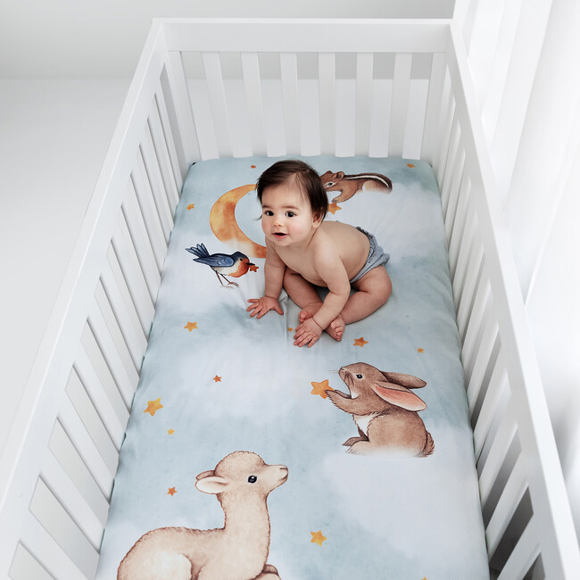 Goodnight Wonderland Standard Crib Sheet - Crib Sheets - 4