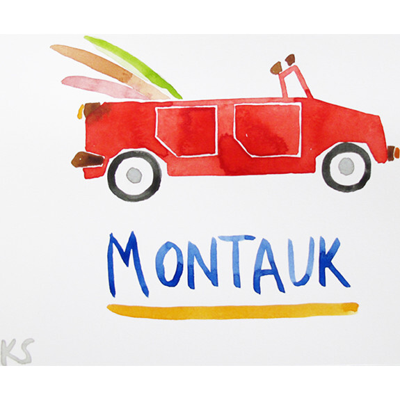 Montauk Volkswagen, 7" x 6" - Art - 1