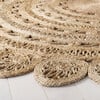 Maude Round Flatweave Rug, Natural - Rugs - 3