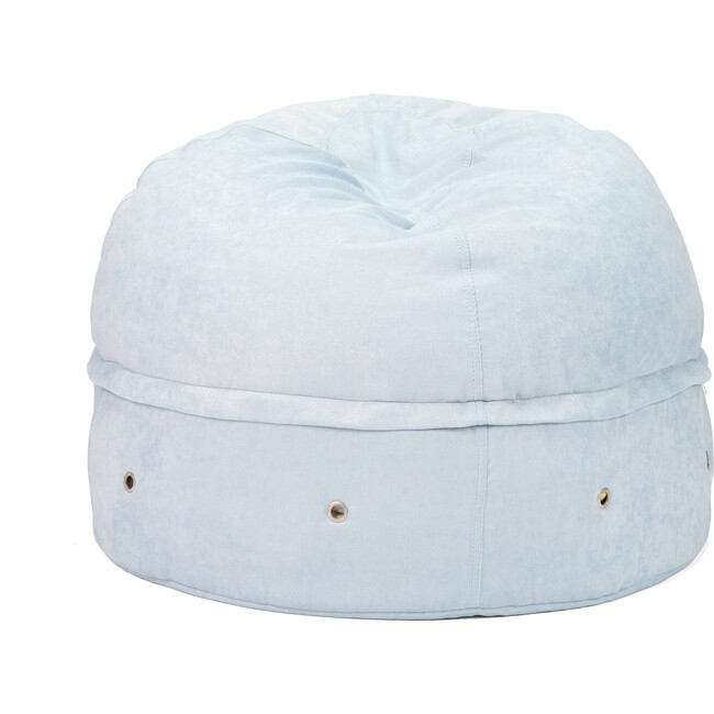 Metallic Corduroy Storage Beanbag, Sky - Kids Seating - 1