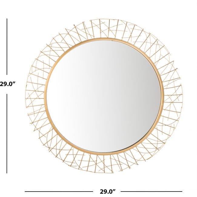 Elsie Mirror, Gold - Mirrors - 3