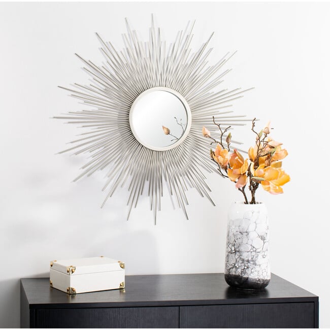 Alves Sunburst Mirror, Gold - Mirrors - 3