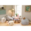 Metallic Corduroy Storage Beanbag, Sky - Kids Seating - 6