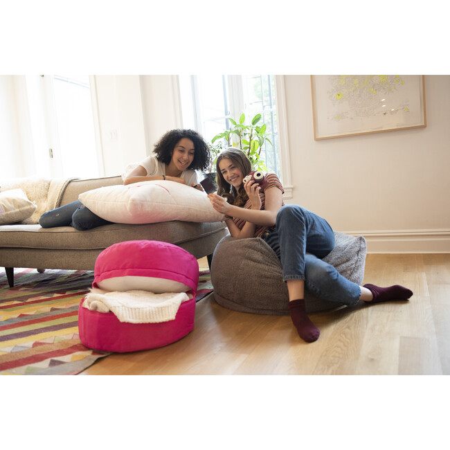 Sherpa Storage Lounger, Charcoal - Kids Seating - 4