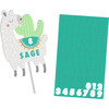 Llama and Cactus Custom Cake Topper - Tableware - 1 - thumbnail
