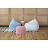 Himalaya Faux Fur Storage Pouf, Dusty Blush - Storage - 3