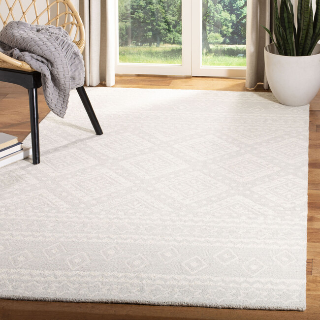 Micro-Loop Sawyer Rug, Grey - Rugs - 3