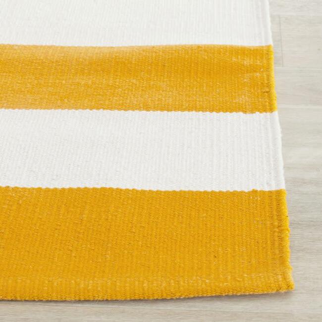 Montauk Kylie Rug, Yellow - Rugs - 4