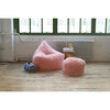 Himalaya Faux Fur Storage Pouf, Dusty Blush - Storage - 7