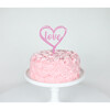 Love Acrylic Cake Topper, Pink - Decorations - 3 - thumbnail