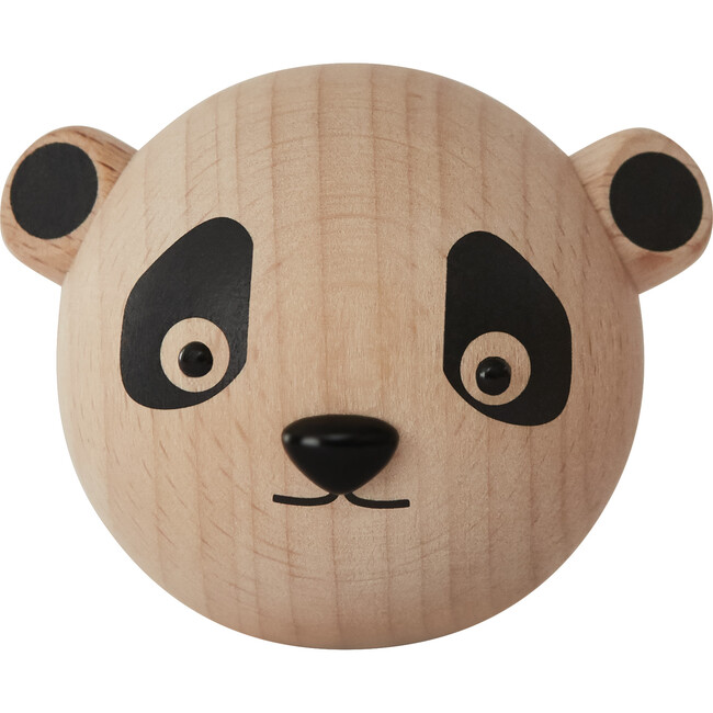 Mini Wooden Wall Hooks, Panda