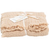 Waffle Linen Blanket, Shifting Sand - Blankets - 1 - thumbnail