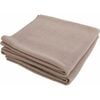 Merino Wool Little Crown Blanket, Beige - Blankets - 2