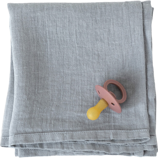 Set of 2 Muslin Cloth, Light Grey - Swaddles - 1