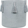 Woody Basket, Pearl Blue - Storage - 1 - thumbnail