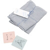 Set of 2 Muslin Cloth, Light Grey - Swaddles - 2