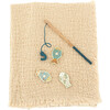 Waffle Linen Blanket, Shifting Sand - Blankets - 2