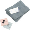 Set of 2 Muslin Cloth, Blue Fog - Swaddles - 2