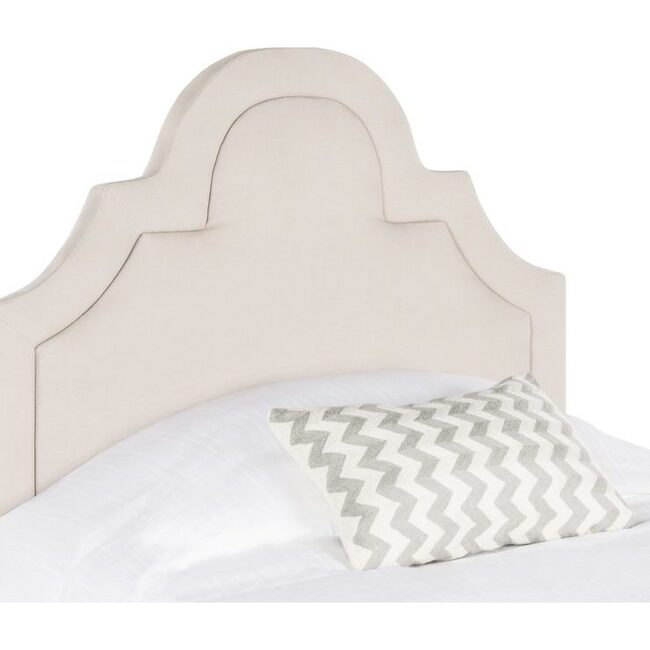 Kerstin Arched Headboard, Taupe - Beds - 1