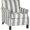 Easton Striped Club Chair, Grey/White - Kids Seating - 1 - thumbnail
