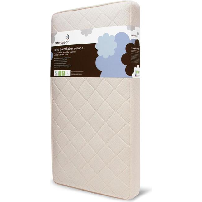 Breathable Ultra Organic Baby Crib Mattress - Mattress Pads - 2