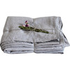Linen Flat Sheet, Light Grey - Sheets - 1 - thumbnail