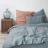 Linen Flat Sheet, Blue Fog - Sheets - 2
