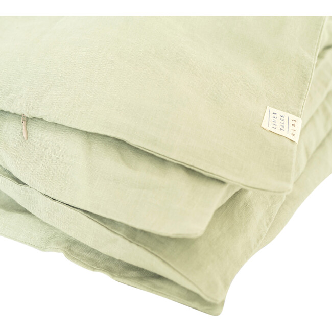 Linen Duvet Cover, Sage - Duvet Sets - 3