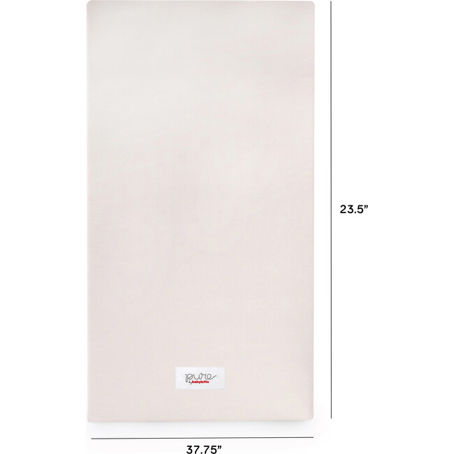Coco Core Mini Crib Mattress & Smart Water Repellent Cover, White - Mattresses - 6