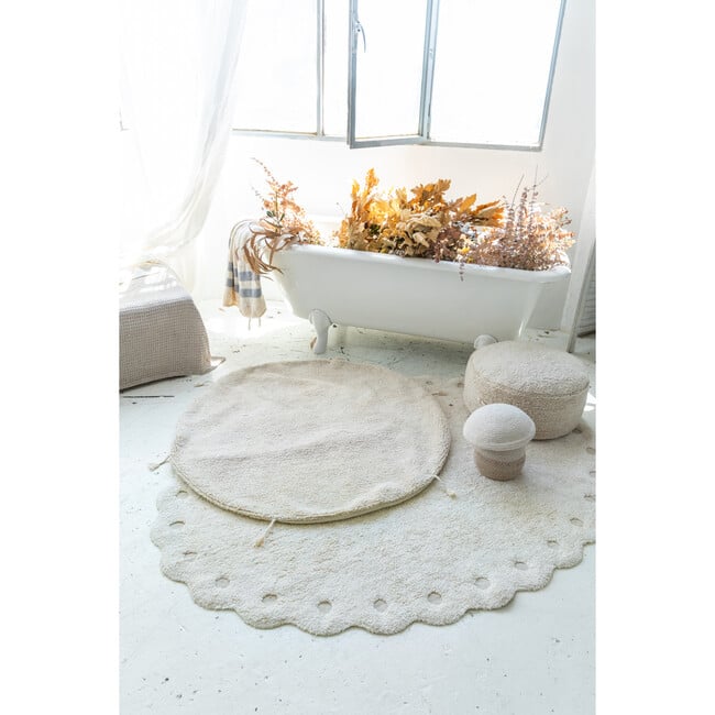 Pinecone Washable Rug, Ivory - Rugs - 2