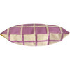 Reversible Pillow Cover, Lilac/Marigold Grid - Decorative Pillows - 4 - thumbnail