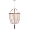 Angie 3-Light Beaded Pendant, Cream - Lighting - 2