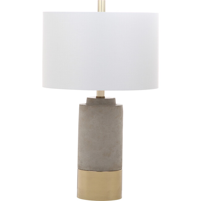 Set of 2 Brown Table Lamps, Grey