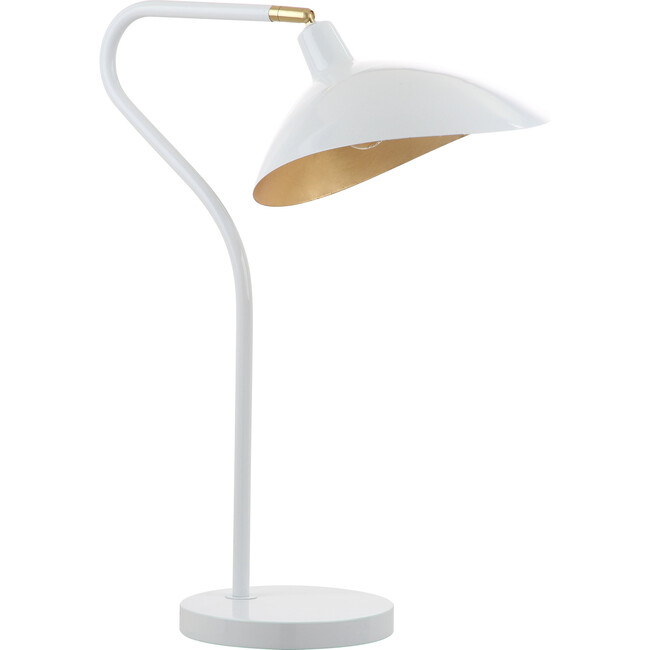 Giselle Adjustable Table Lamp, White
