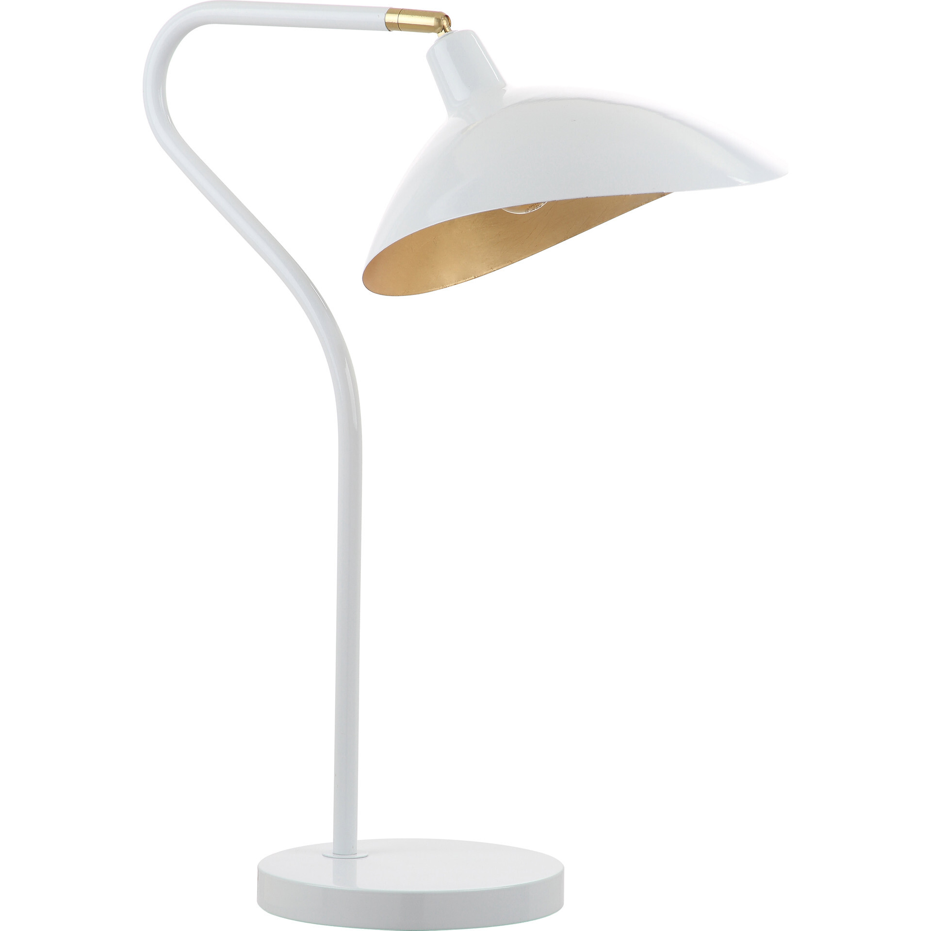 Giselle Adjustable Table Lamp, White - Lighting - 1