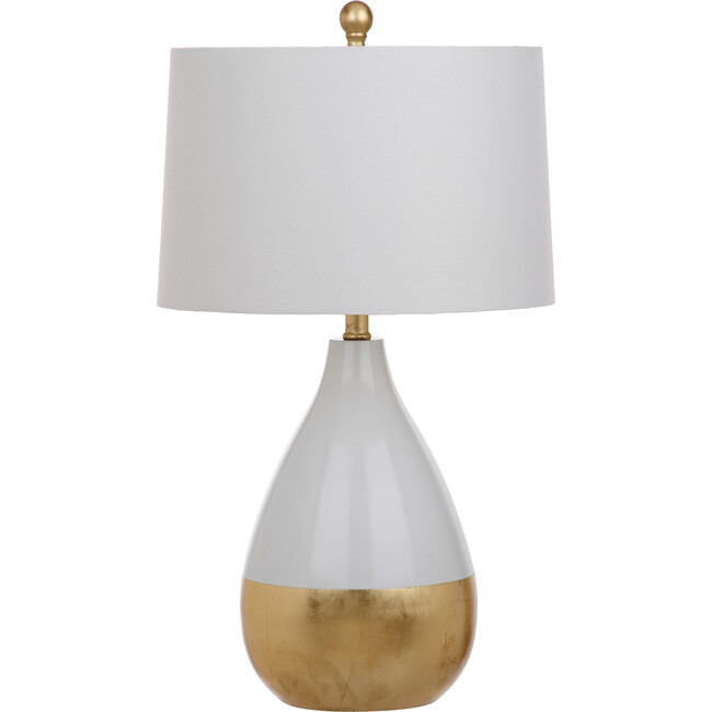 Set of 2 Kingship Table Lamps, White - Lighting - 2