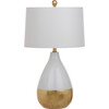 Set of 2 Kingship Table Lamps, White - Lighting - 2