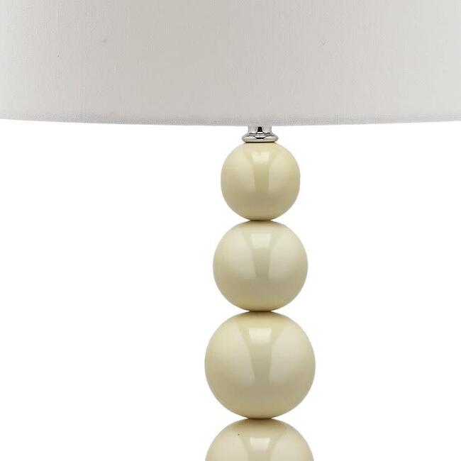 Set of 2 Jenna Stacked Ball Lamps, White - Lighting - 3